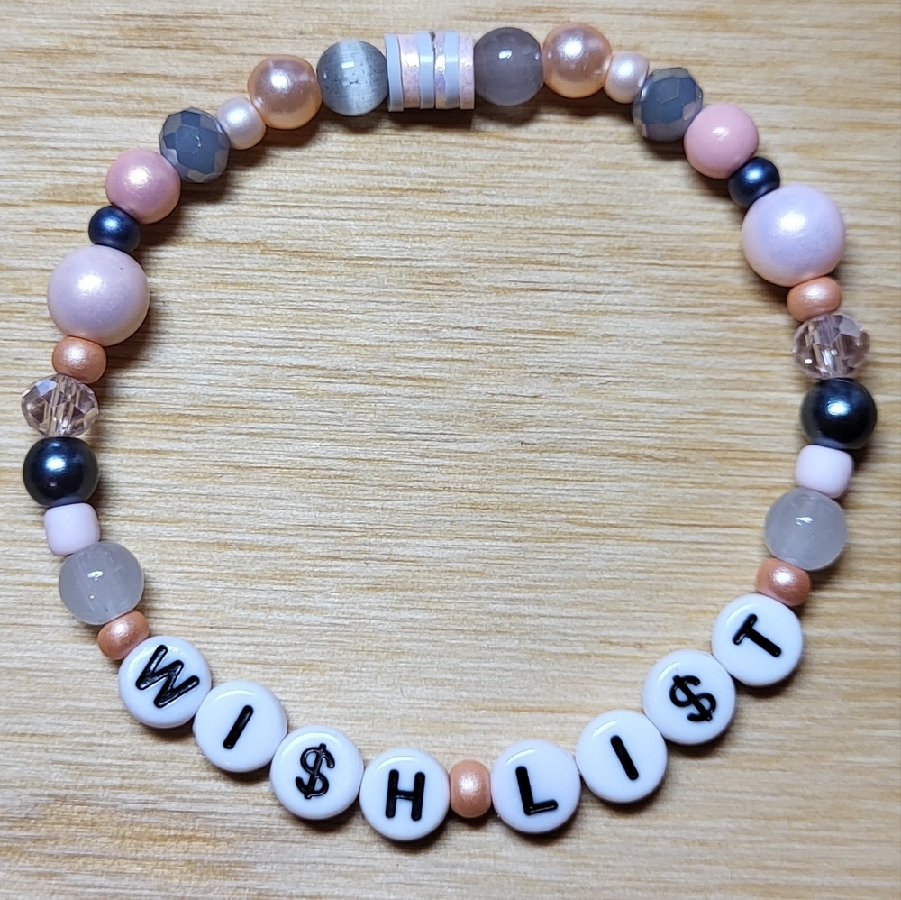 Wi$h Li$t- TLOAS Friendship Bracelet, Size 7.25"